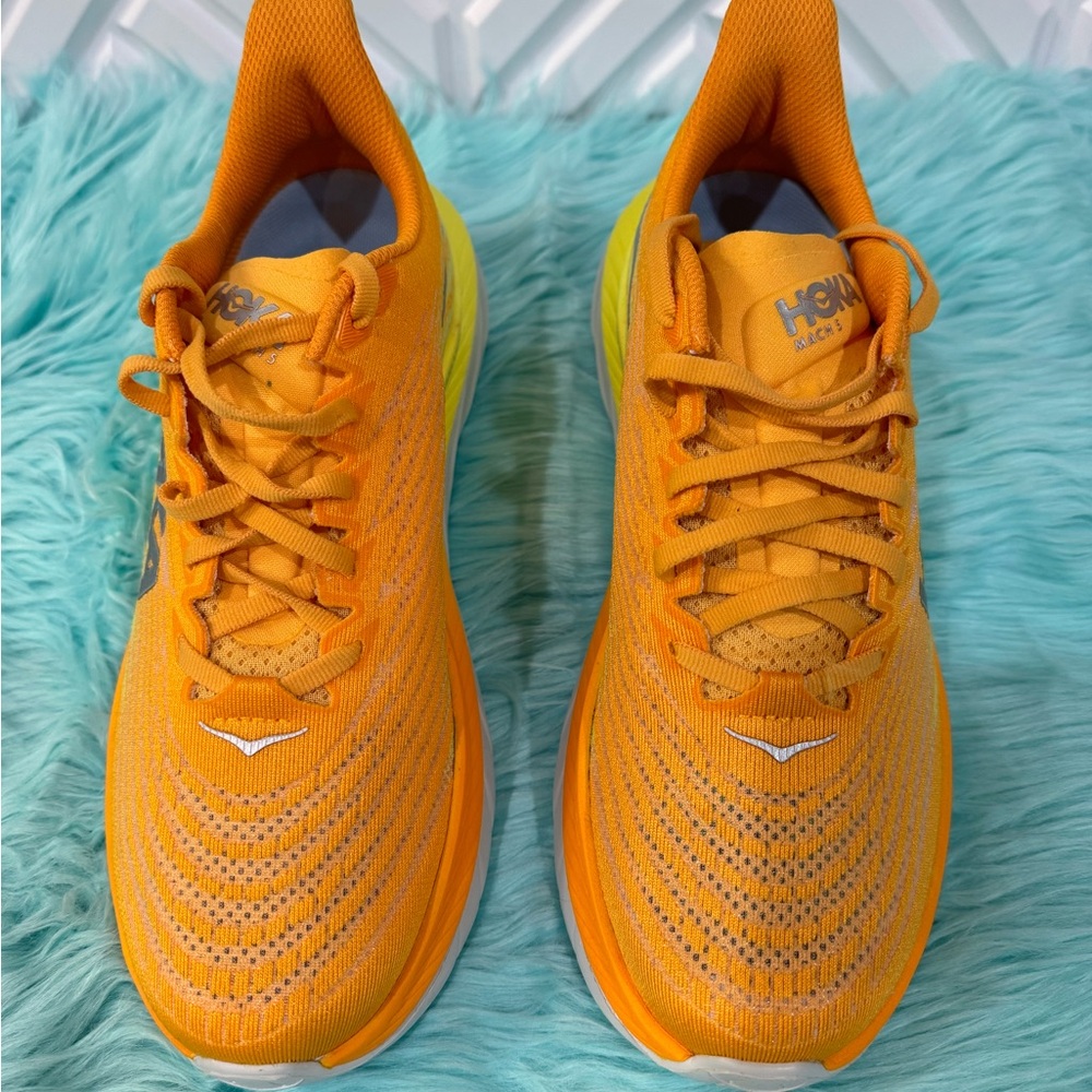 Hoka One One Mach 5 'Radiant Yellow Evening Primrose' Men’s Shoes. New - Picture 4 of 15